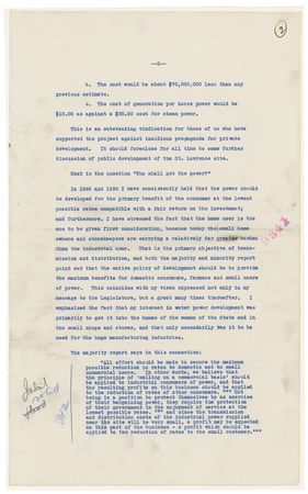 Lot #50 Franklin D. Roosevelt Signed Document - Image 2