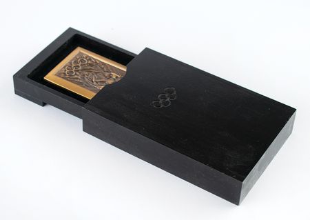 Lot #856 Salt Lake City 2002 Winter Olympics Bronze Participation Medal Participation Medal - Image 3