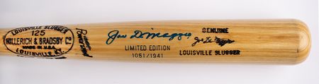 Lot #845 Joe DiMaggio Baseball Bat - Image 2