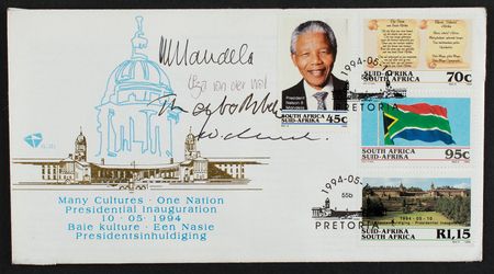 Lot #22 Nelson Mandela First Day Cover