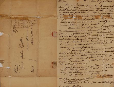 Lot #34 Andrew Jackson: Jackson vexes over the