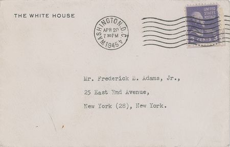 Lot #116 Eleanor Roosevelt: 