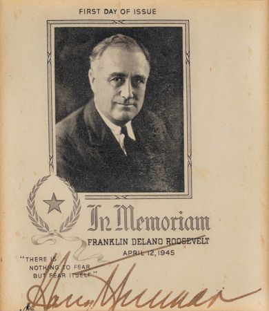 Lot #137 Harry S. Truman First Day Cover - Image 3
