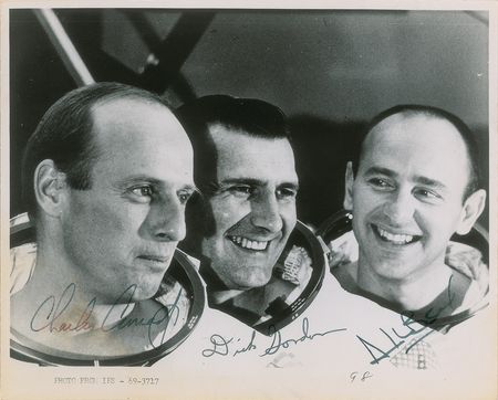 Lot #369 Apollo 12 Signed Photograph - Image 1