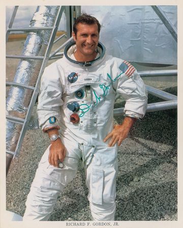 Lot #369 Apollo 12 Signed Photograph - Image 2