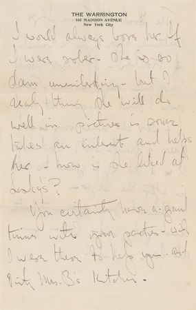 Lot #749 Victor Fleming Handwritten Letter Signed - Image 5