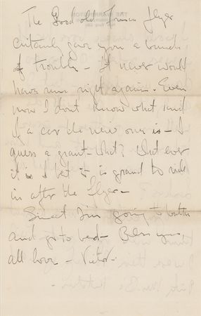 Lot #749 Victor Fleming Handwritten Letter Signed - Image 6
