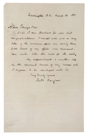 Lot #4 Frederick Douglass: My appointment is