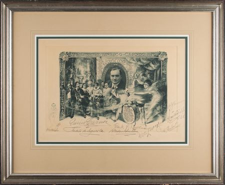 Lot #557 Enrico Caruso Menu - Image 2