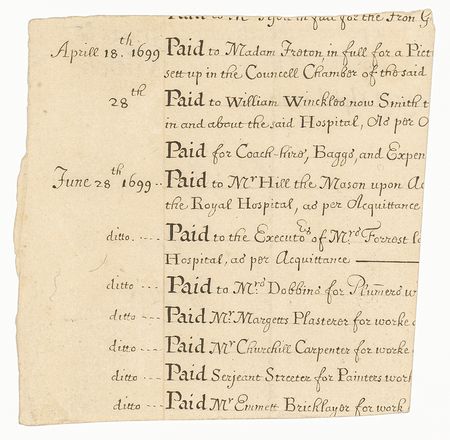 Lot #464 Christopher Wren: Exceedingly rare 1700 autograph of the St. Paul’s Cathedral architect - Image 2