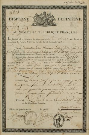 Lot #331 Joachim Murat Signed Document - Image 1