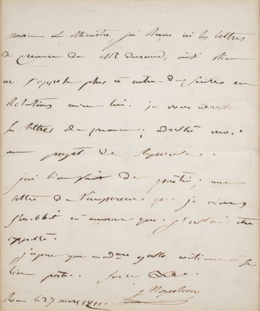 Lot #330 Joachim Murat Handwritten Letter Signed - Image 1