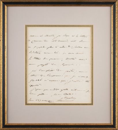 Lot #330 Joachim Murat Handwritten Letter Signed - Image 2
