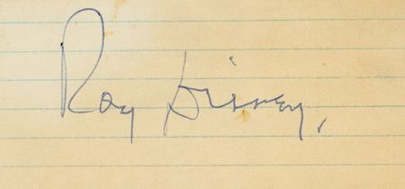 Lot #486 Walt and Roy Disney: Signatures from Disney's triumphant return to his hometown: Marceline, Missouri - Image 3