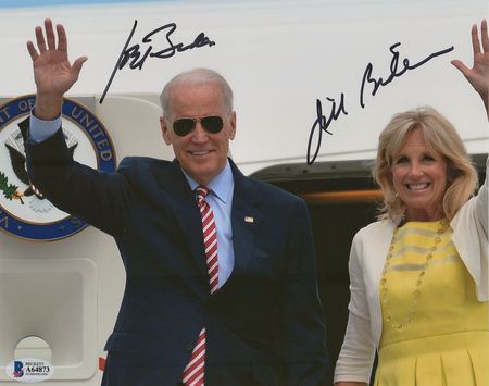 Lot #73 Joe and Jill Biden Signed Photograph - Image 1