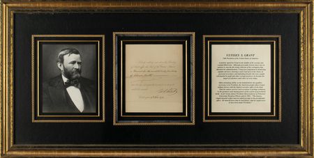 Lot #43 U. S. Grant Signed Document - Image 1