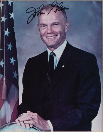 Lot #419 John Glenn Signed Photograph - Image 1
