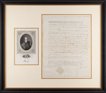 Lot #147 Patrick Henry Signed Document - Image 1