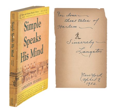 Lot #535 Langston Hughes: 