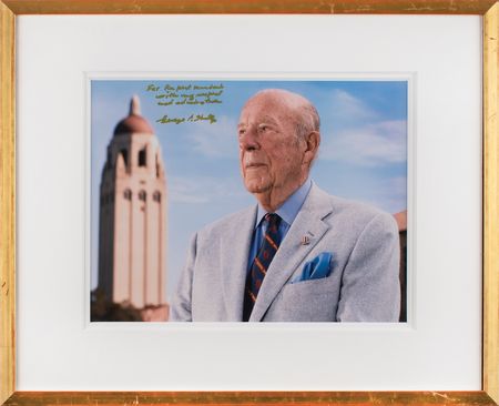 Lot #288 George Schultz Signed Photograph - Image 2