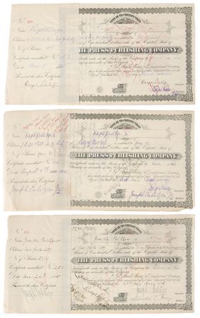 Lot #278 Joseph Pulitzer: The Pulitzer publishing dynasty - Image 1