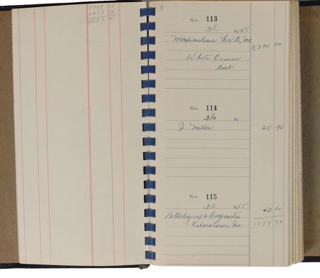 Lot #713 Marilyn Monroe: 1955-1956 Marilyn Monroe Productions check register - Image 2