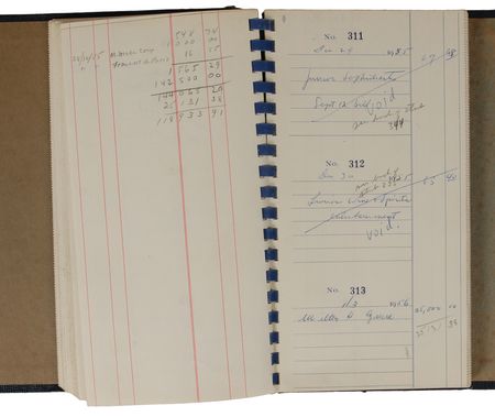 Lot #713 Marilyn Monroe: 1955-1956 Marilyn Monroe Productions check register - Image 4
