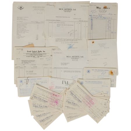 Lot #713 Marilyn Monroe: 1955-1956 Marilyn Monroe Productions check register - Image 5