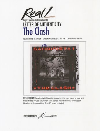 Lot #677 The Clash CD booklet - Image 2