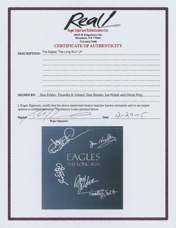Lot #641 The Eagles Album - Image 2