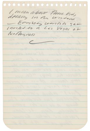 Lot #511 Jack Kerouac: Spontaneous Beatnik prose-poem on Steve Allen: 