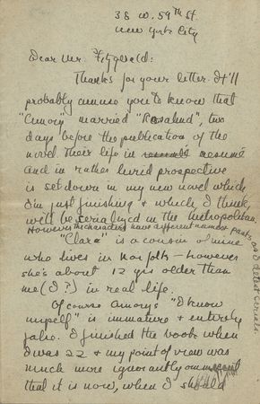 Lot #504 F. Scott Fitzgerald: Newlywed Fitzgerald weighs in on This Side of Paradise, his short stories, money, Catholicism, and sends a signed photograph of Zelda: 