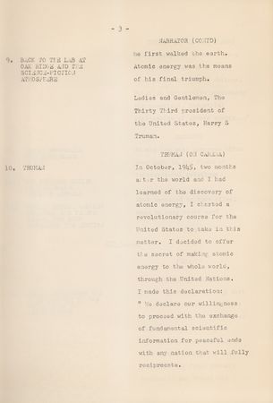 Lot #138 Harry S. Truman Script - Image 2