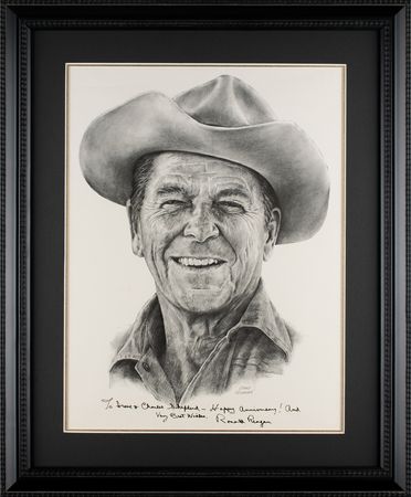 Lot #114 Ronald Reagan Print - Image 2
