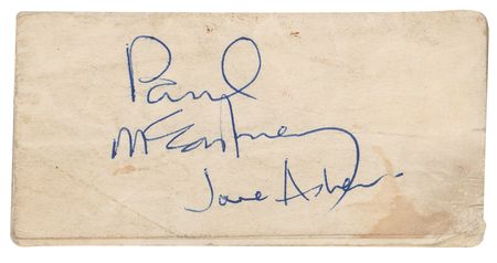 Lot #586 Beatles: Paul McCartney Signature - Image 2