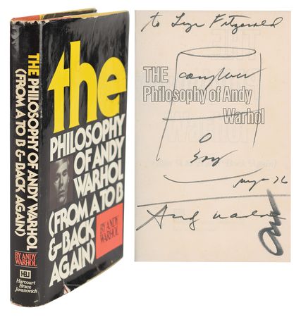 Lot #463 Andy Warhol Book - Image 1