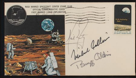 Lot #347 Apollo 11: Coveted Apollo 11 'Type 1' insurance cover, handsomely displayed - Image 2