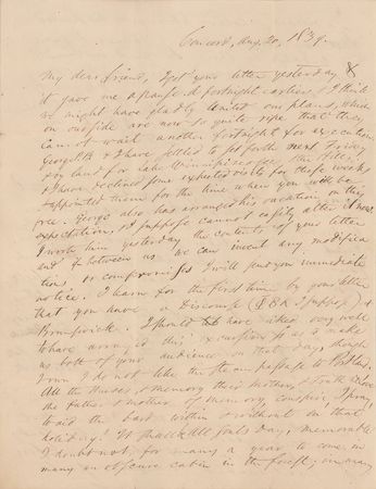 Lot #502 Ralph Waldo Emerson: 