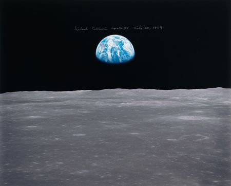 Lot #401 Michael Collins Signed Photograph - Image 1