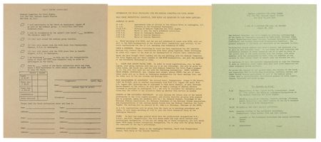 Lot #258 March on Washington Ephemera - Image 1