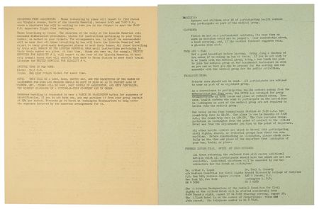 Lot #258 March on Washington Ephemera - Image 2