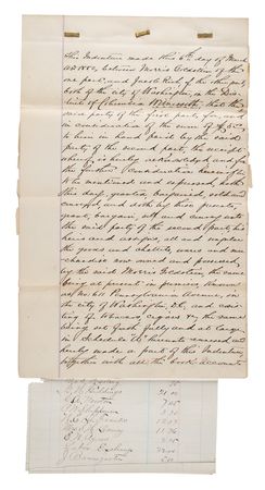Lot #217 Frederick Douglass Signed Document - Image 2