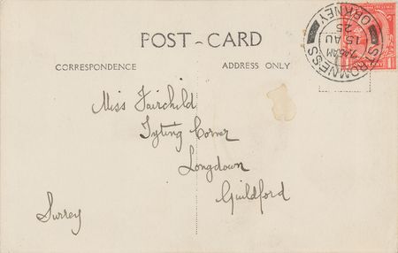 Lot #547 George Bernard Shaw Hand-Addressed Postcard Photograph - Image 1