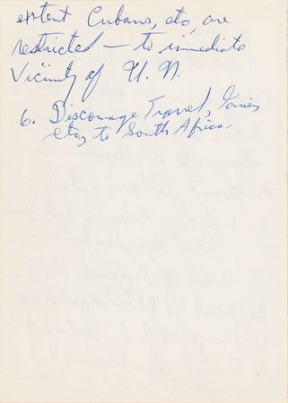 Lot #201 Eldridge Cleaver Handwritten Notes - Image 2