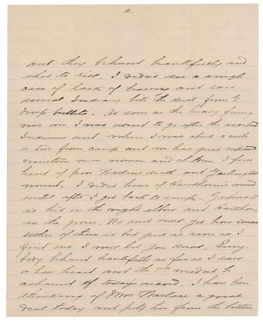 Lot #187 Native American: Wounded Knee Massacre: The 7th Cavalry captain on the day of Wounded Knee: 