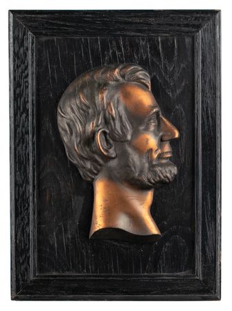 Lot #39 Abraham Lincoln Copper Bust - Image 1
