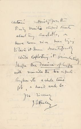 Lot #240 Julian Huxley: 
