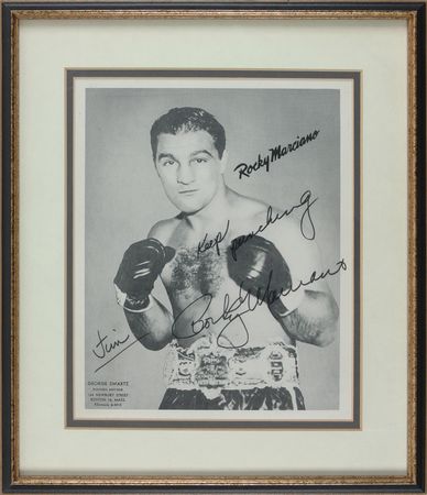 Lot #837 Rocky Marciano Signed Photograph - Image 2