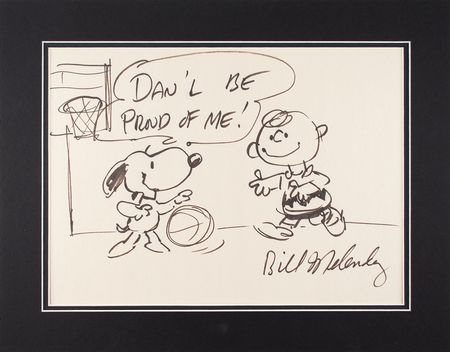 Lot #495 Bill Melendez Sketch - Image 1