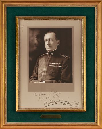 Lot #161 Guglielmo Marconi: Striking oversized portrait of the wireless communications pioneer - Image 2